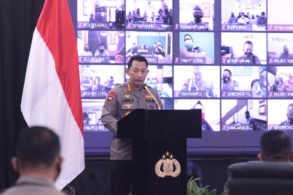 Kapolri Jenderal Listyo Ingatkan Tindak Tegas Polisi Terlibat Narkoba