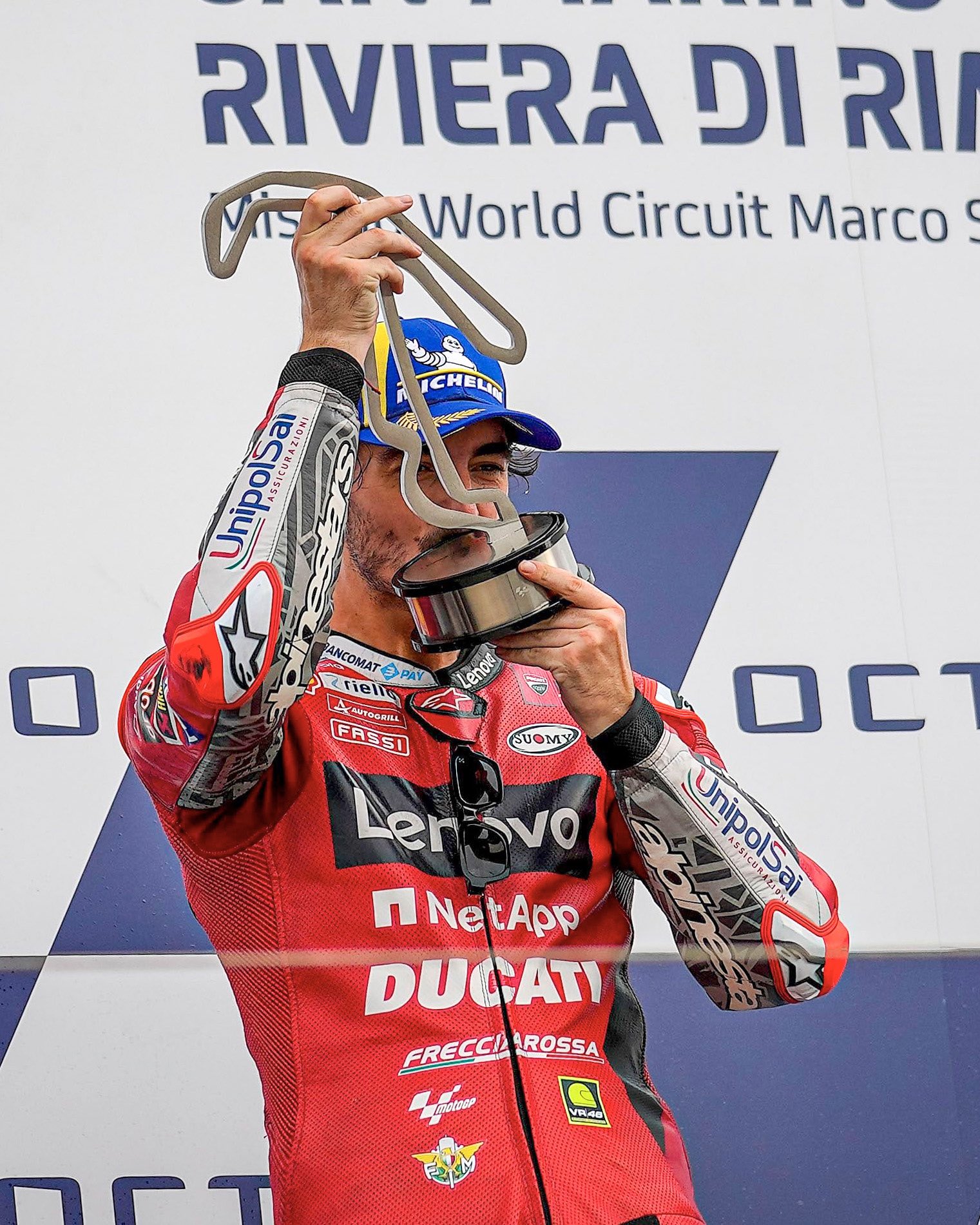 Pembalap Ducati Francesco Bagnaia Juara MotoGP San Marino