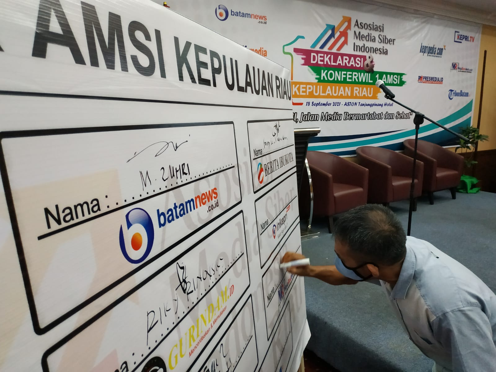 11 Media Deklarasi Bentuk AMSI Wilayah Kepri