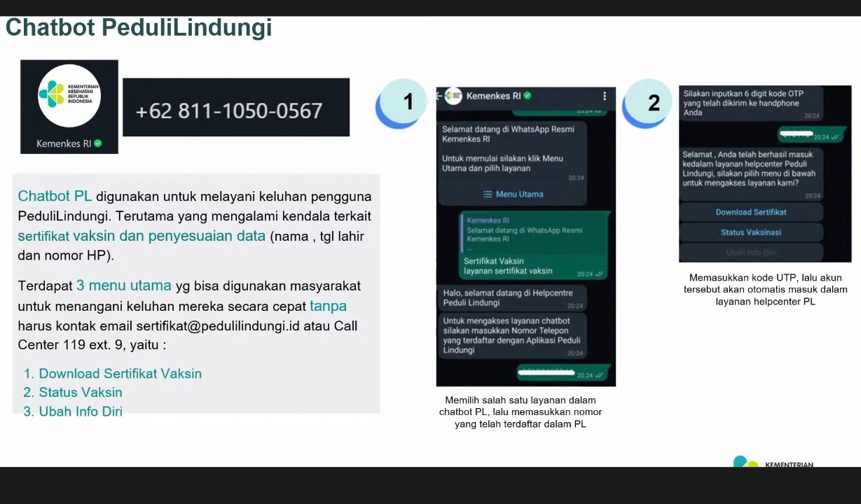 Cara Unduh Sertifikat Vaksin di Whatsapp