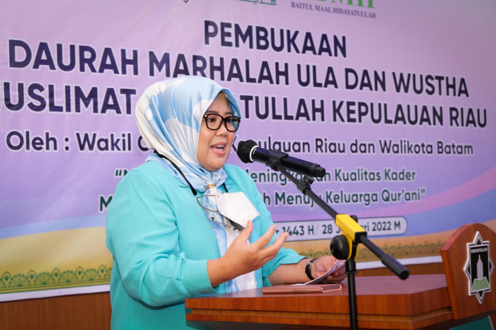 Wagub Marlin Buka Daurah Marhalan Ula dan Wusyha Muslimat Hidayatullah