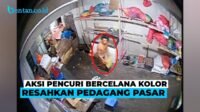 Aksi Pencuri Bercelana Dalam Resahkan Pedagang Pasar di Tanjungpinang