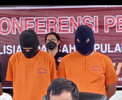 Polres Bintan Gagalkan Penyelundupan 2 Kg Sabu, Dua Kurir Ditangkap