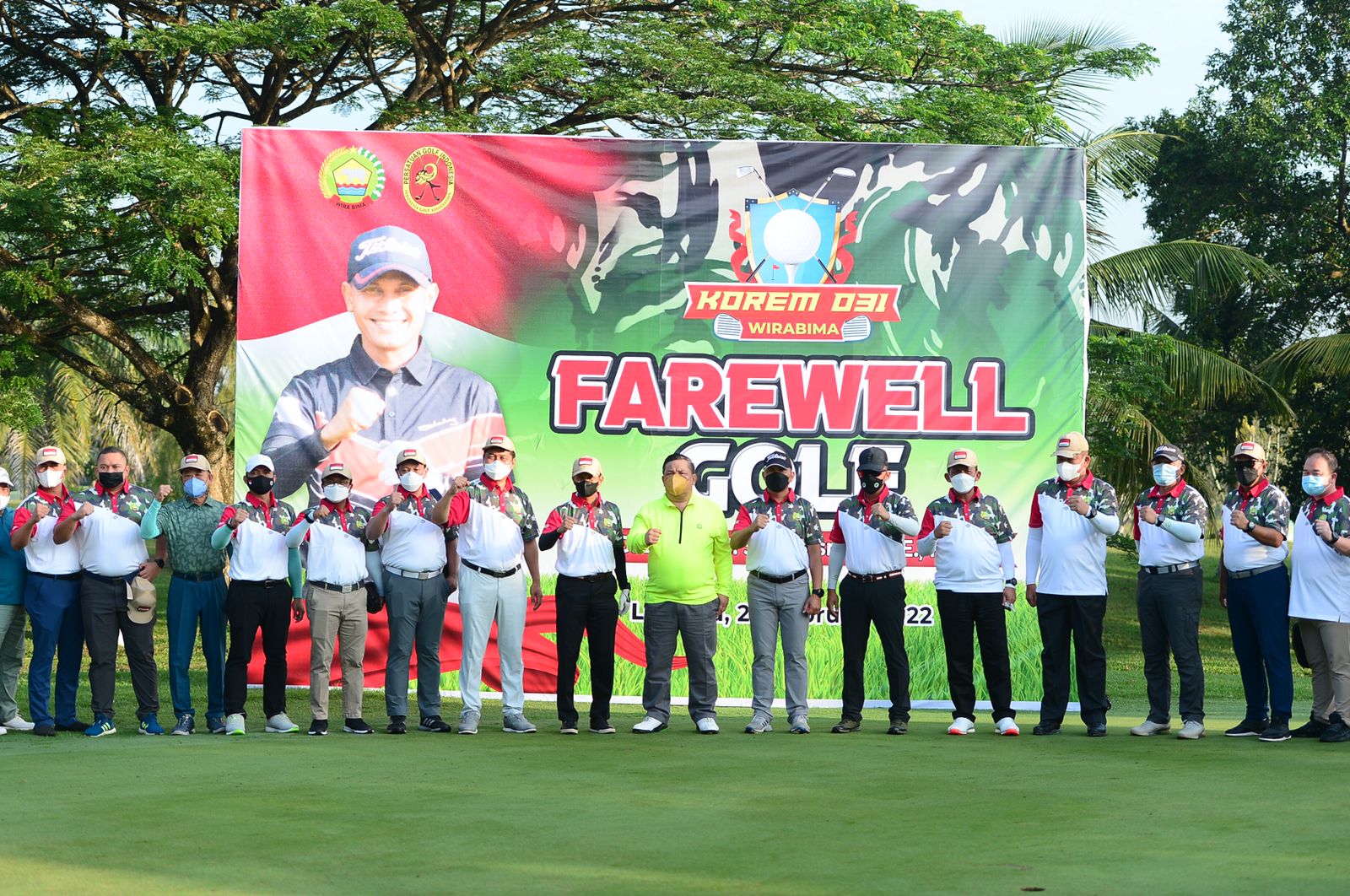 Gubernur Ansar Hadiri Farewell Golf Danrem 031 Wira Bima Riau