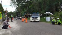 Satlantas Polres Tanjungpinang Olah TKP Laka Lantas di Jalan Peralatan