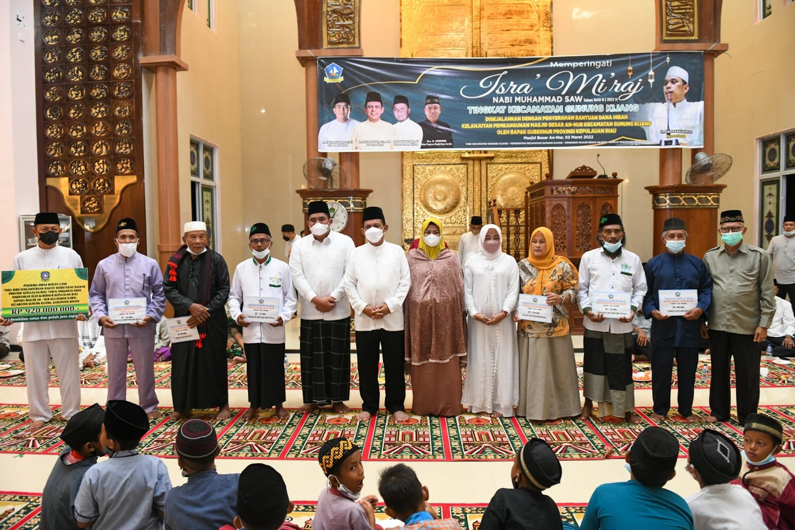Pemprov Kepri Salurkan Bantuan Dana Untuk Pembangunan Masjid An-Nur di Bintan