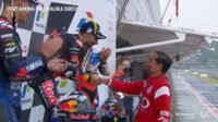 Serahkan Trofi, Presiden Bangga MotoGP Mandalika 2022 Sukses