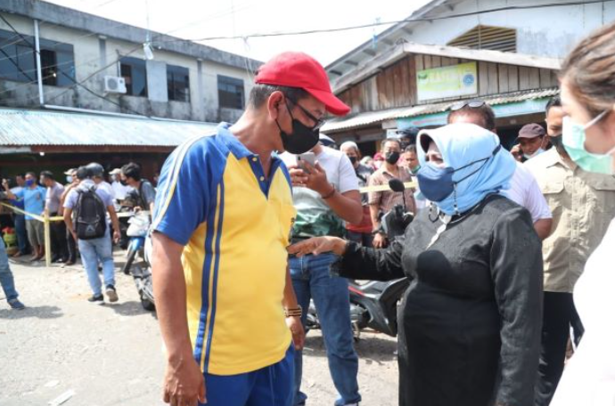 Pasca Ambruk Pelantar Pasar KUD, Pemko Tanjungpinang Siapkan Dua Lokasi Penampungan Untuk Pedagang