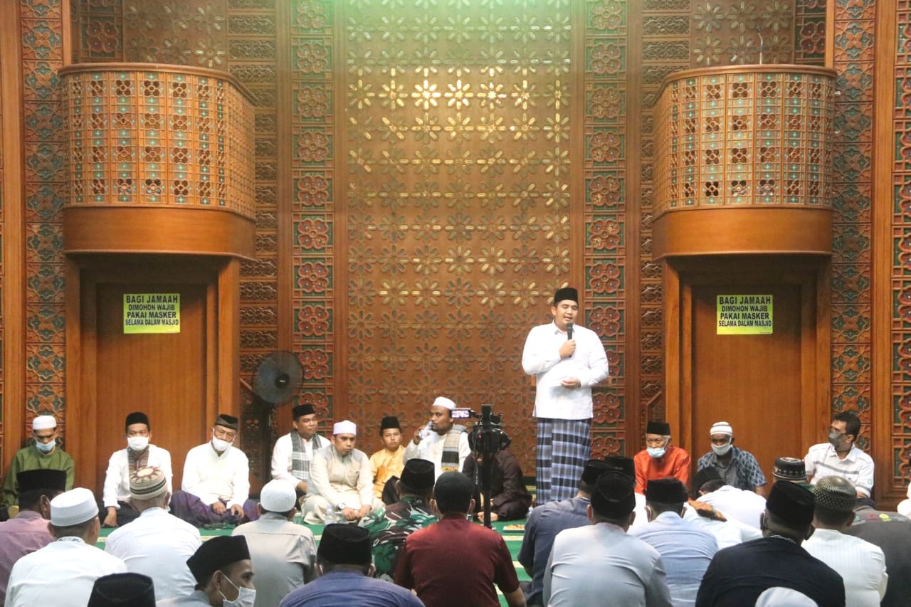 Nuzulul Qur'an di Baitul Makmur, Roby Ajak Masyarakat Makmurkan Masjid