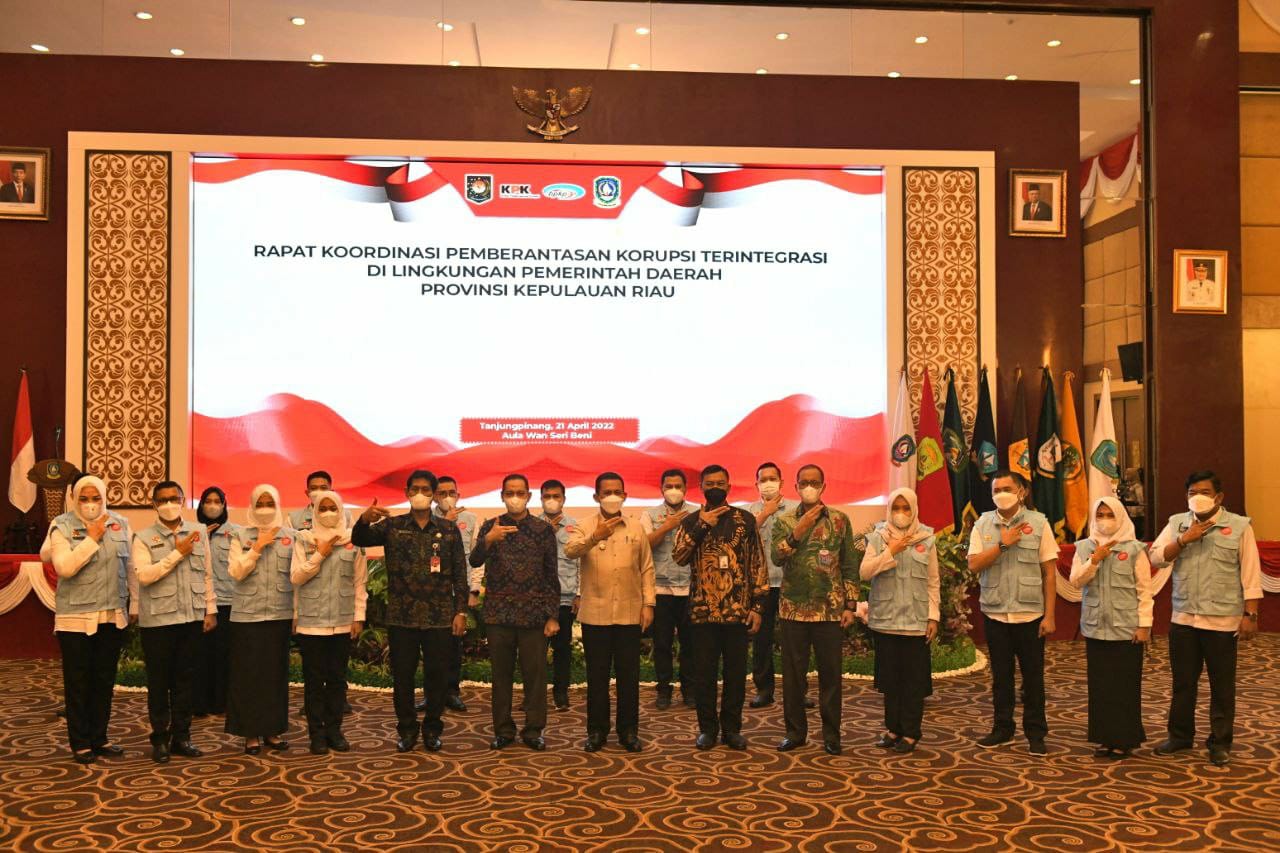 Diatas Rata-rata Nasional, Nilai MCP Provinsi Kepri 2021 Capai 80.71 Persen
