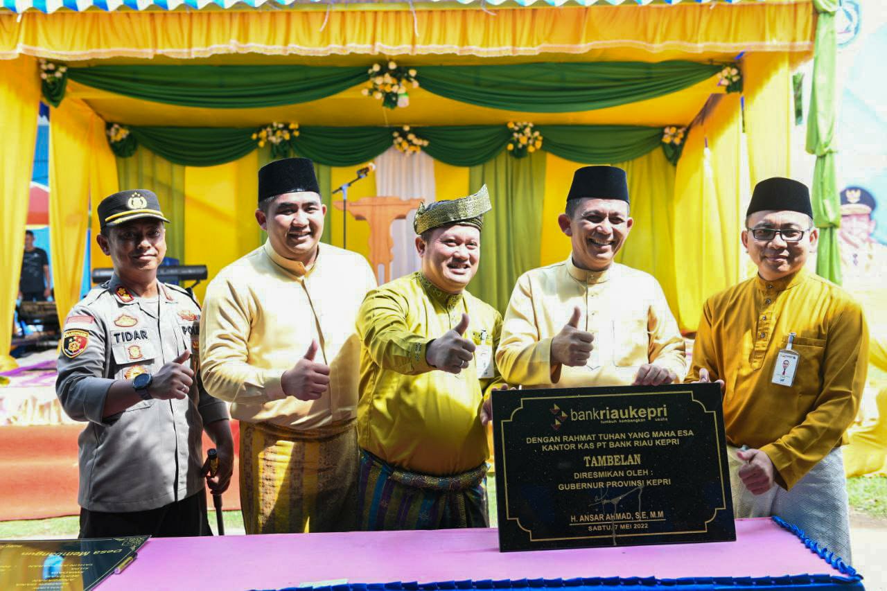 Resmikan Kantor Kas Bank Riau di Tambelan, Ansar Harap Mudahkan Transaksi Keuangan