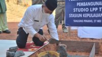 Sekda Adi Lakukan Peletakan Batu Pertama Pembangunan Gedung Stasiun LPP TVRI Kepri