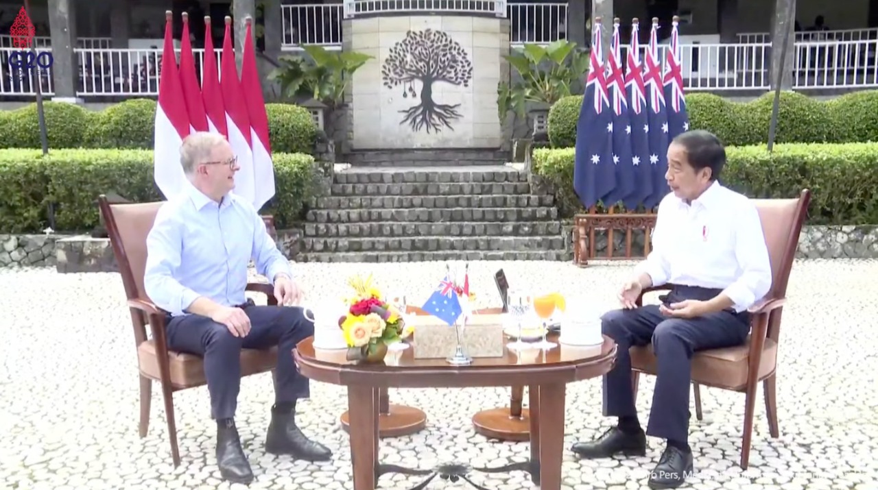Presiden Jokowi Sambut PM Anthony Albanese di Istana Bogor