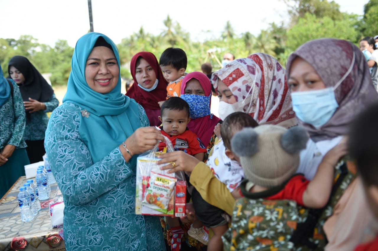 Monitoring BIAN di Bintan, Dewi Harap Imunisasi Dasar Capai Target