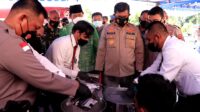 Polres Anambas bersama Polda Kepri Musnahkan 43 Kg Kokain Tak Bertuan