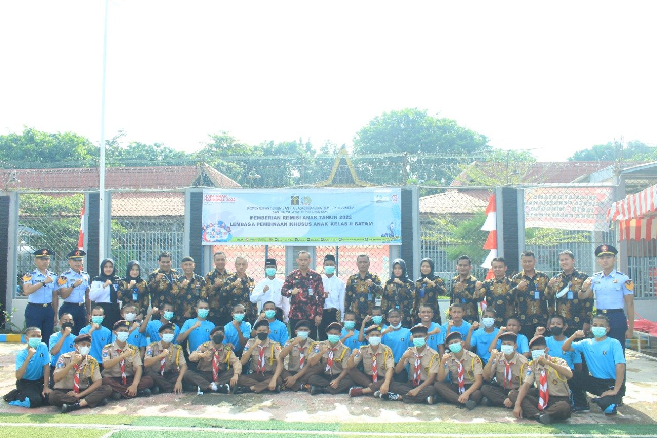 33 Anak di LPKA Kepri Terima Remisi, 2 Orang Diantaranya Langsung Bebas