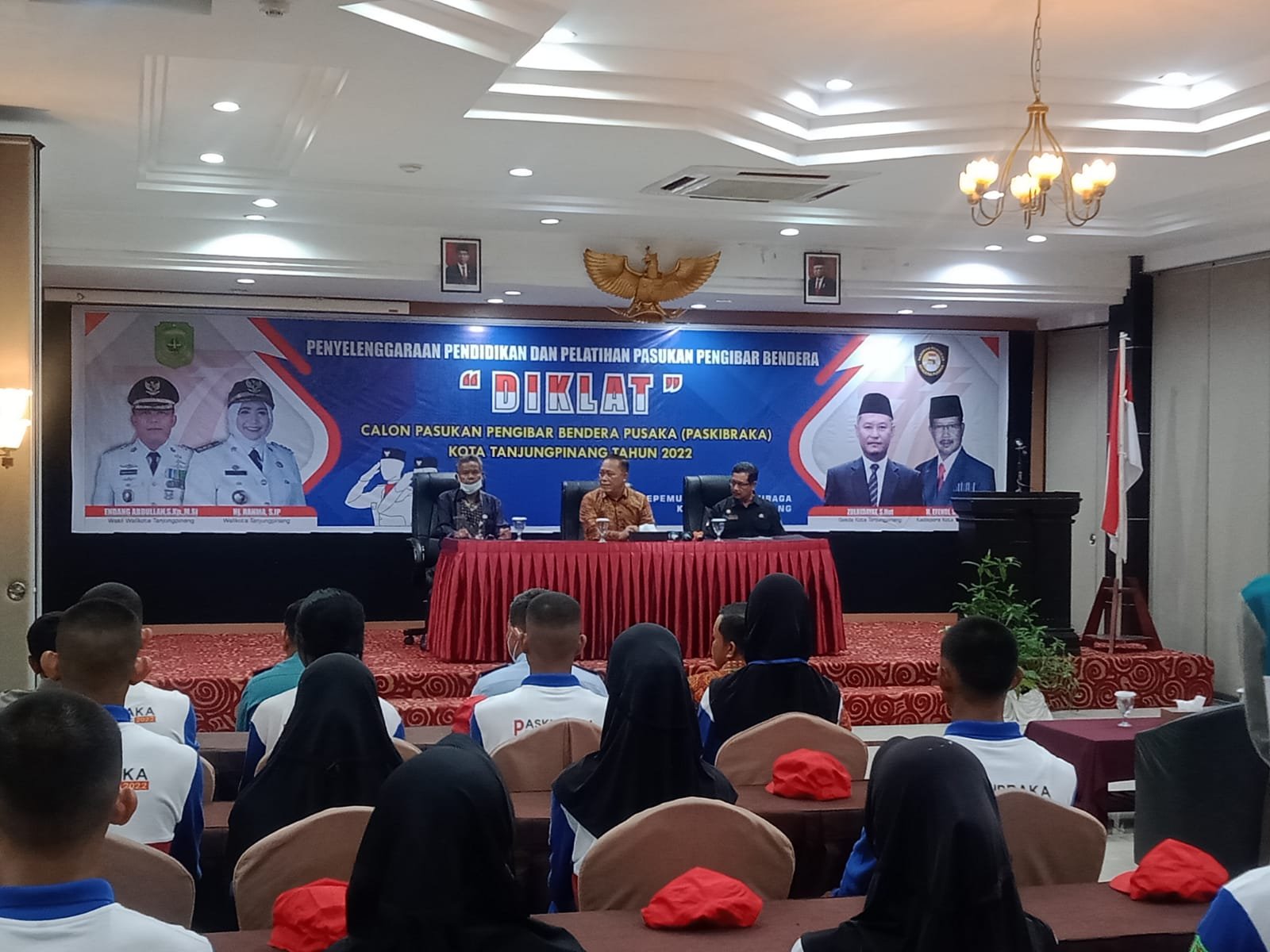 Dispora Tanjungpinang Gelar Diklat 27 Calon Paskibraka