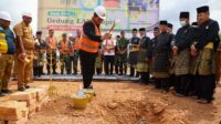 Pembangunan Gedung LAM Kepri Dimulai, Gubernur Ansar Letakkan Batu Pertama
