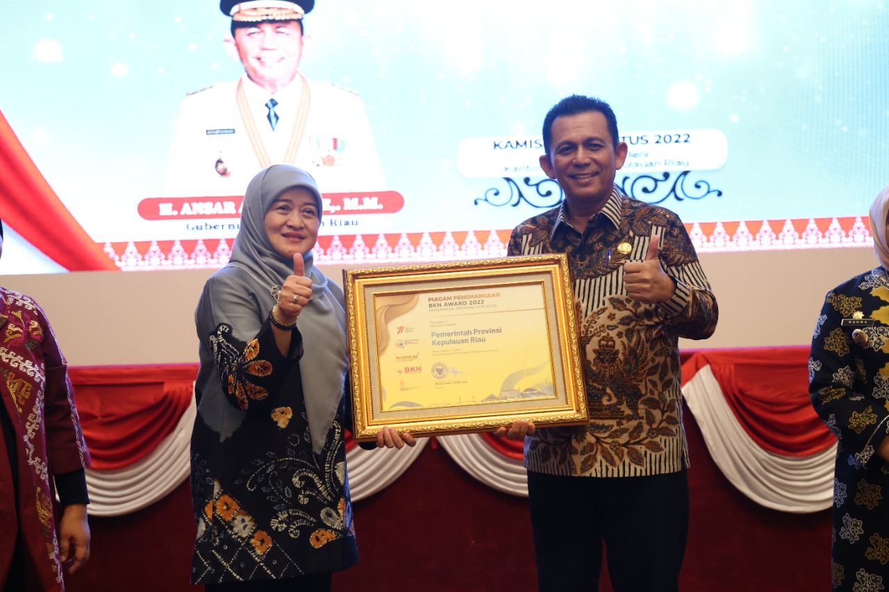 Pemprov Kepri Raih Dua Kategori BKN Award
