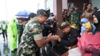 Kunker ke Tanjungpinang, Panglima TNI Jenderal Andika Disambut Prosesi Adat Melayu