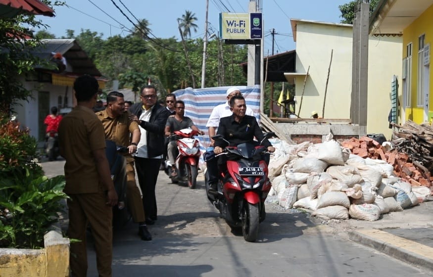 Gesa Revitalisasi Pulau Penyengat, Gubernur Ansar Pantau Progres Pengerjaan