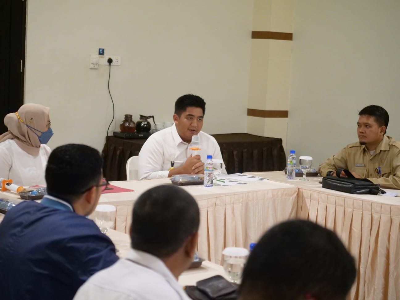 Roby Bahas Penanganan Banjir Bersama BWS Sumatra IV Kepri