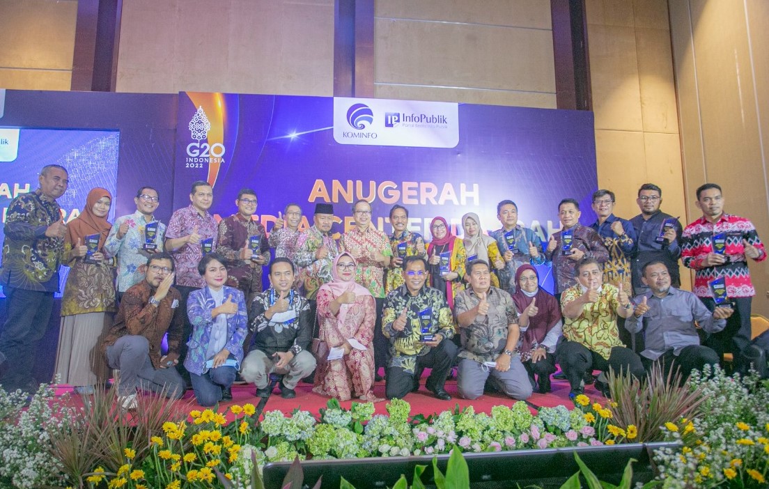 Ini Daftar Penerima Anugerah Media Center Daerah 2022