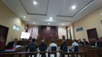 Sidang Pembacaan Tuntutan 5 Terdakwa Korupsi Tunjangan Rumdis DPRD Natuna di Pengadilan Negeri Tanjungpinang (Foto Bentan)