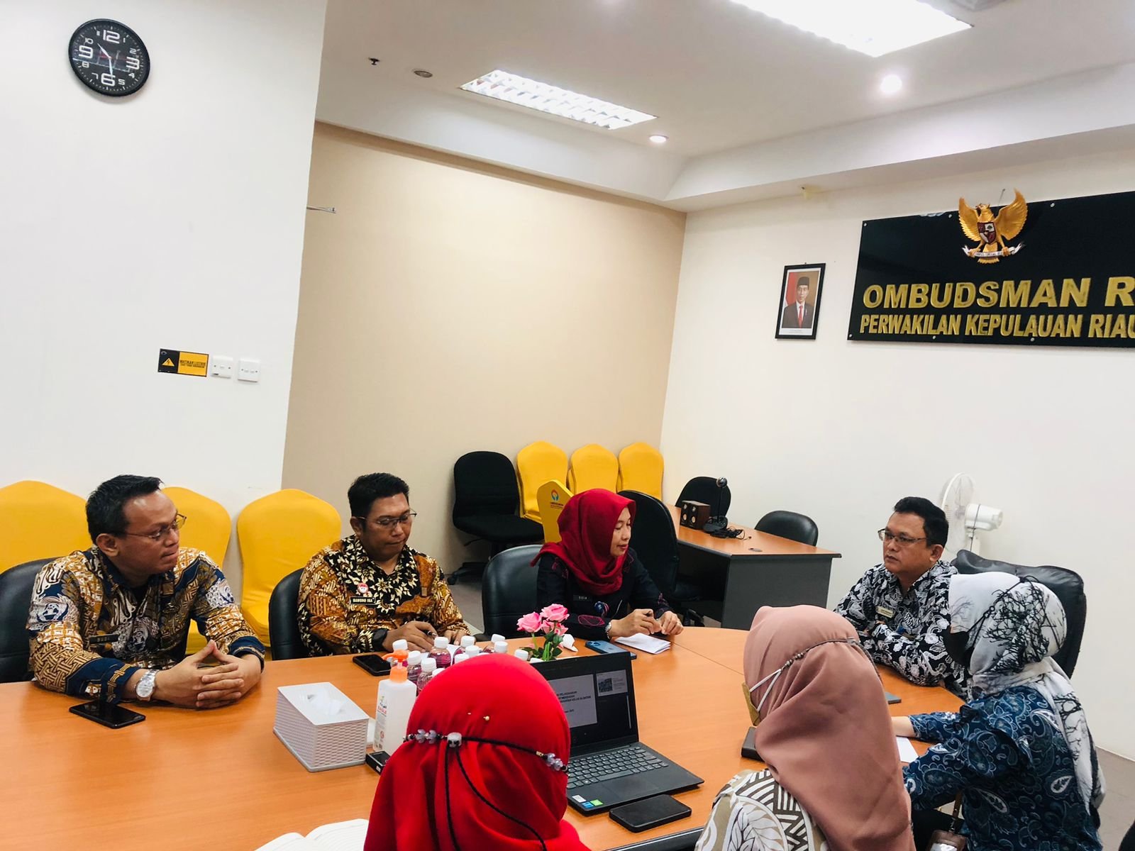 Ombudsman Kepri Melakukan Pertemuan Dengan Kadispas Kanwil Kemenkumham Kepri.