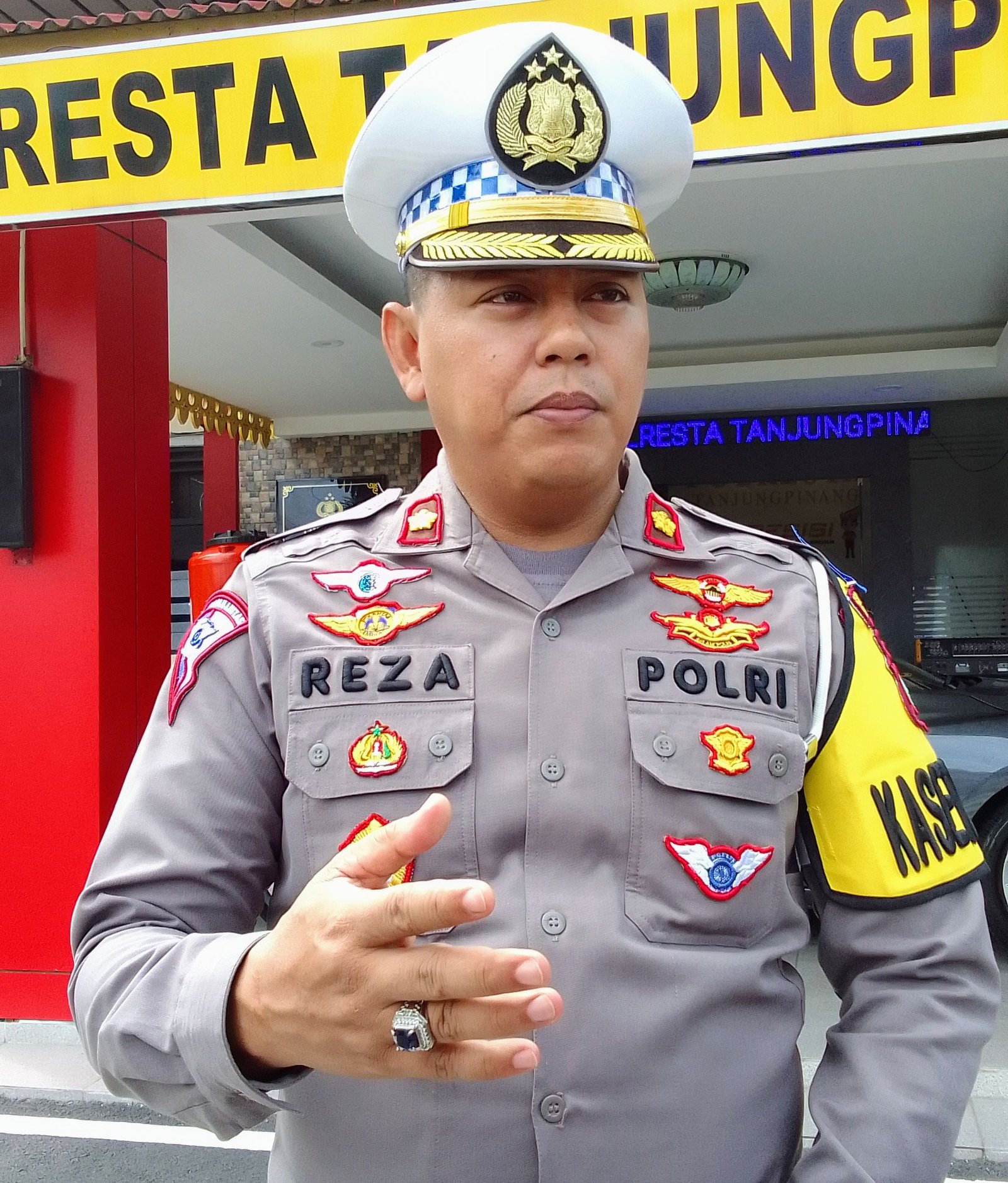 Kasat Lantas Polresta Tanjungpinang, Kompol Reza Anugrah