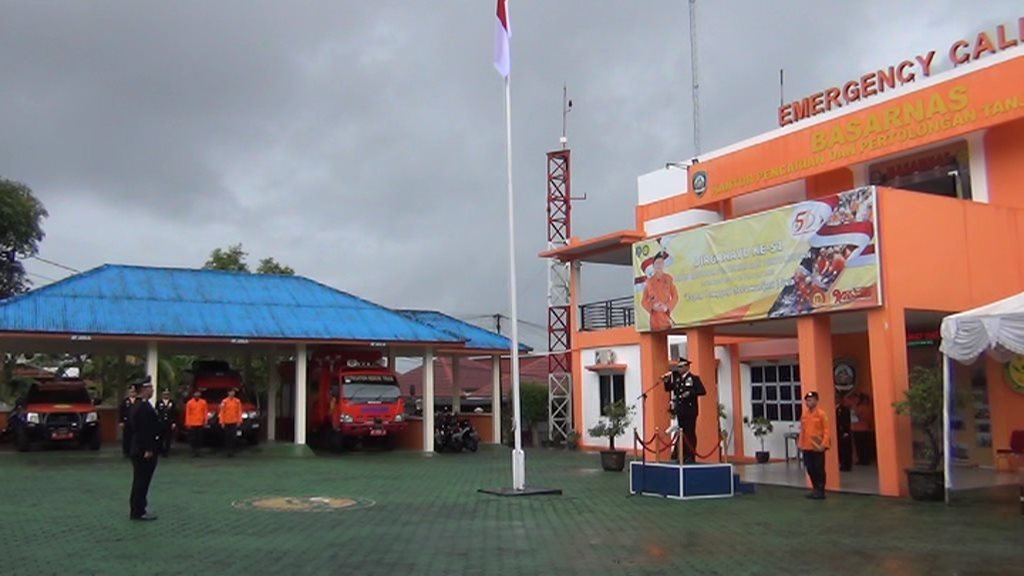 Sar Tanjungpinang Gelar Upacara Peringatan HUT Basarnas ke 51, di Kantor Sar Tanjungpinang.