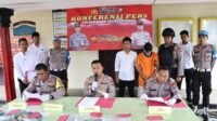 Kapolres Lingga AKBP Fadli Agus Sampaikan Kronologis Pengungkapan Tindak Kejahatan di Tiga Lokasi Yang Dilakukan Pelaku YL.