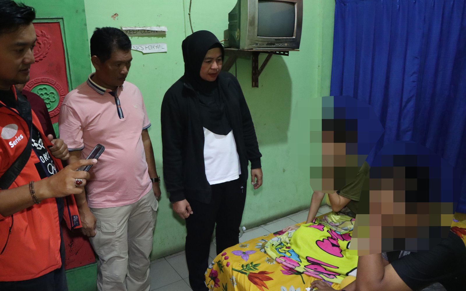 Polresta Tanjungpinang Gelar Razia Pekat, Lima Remaja Dijaring Petugas Dikamar Wisma.