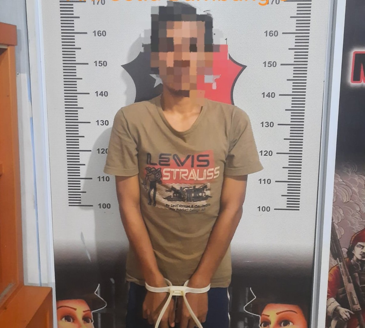 Polsek Tanjungpinang Timur Pelaku Penganiayaan Wanita Paruh Baya.