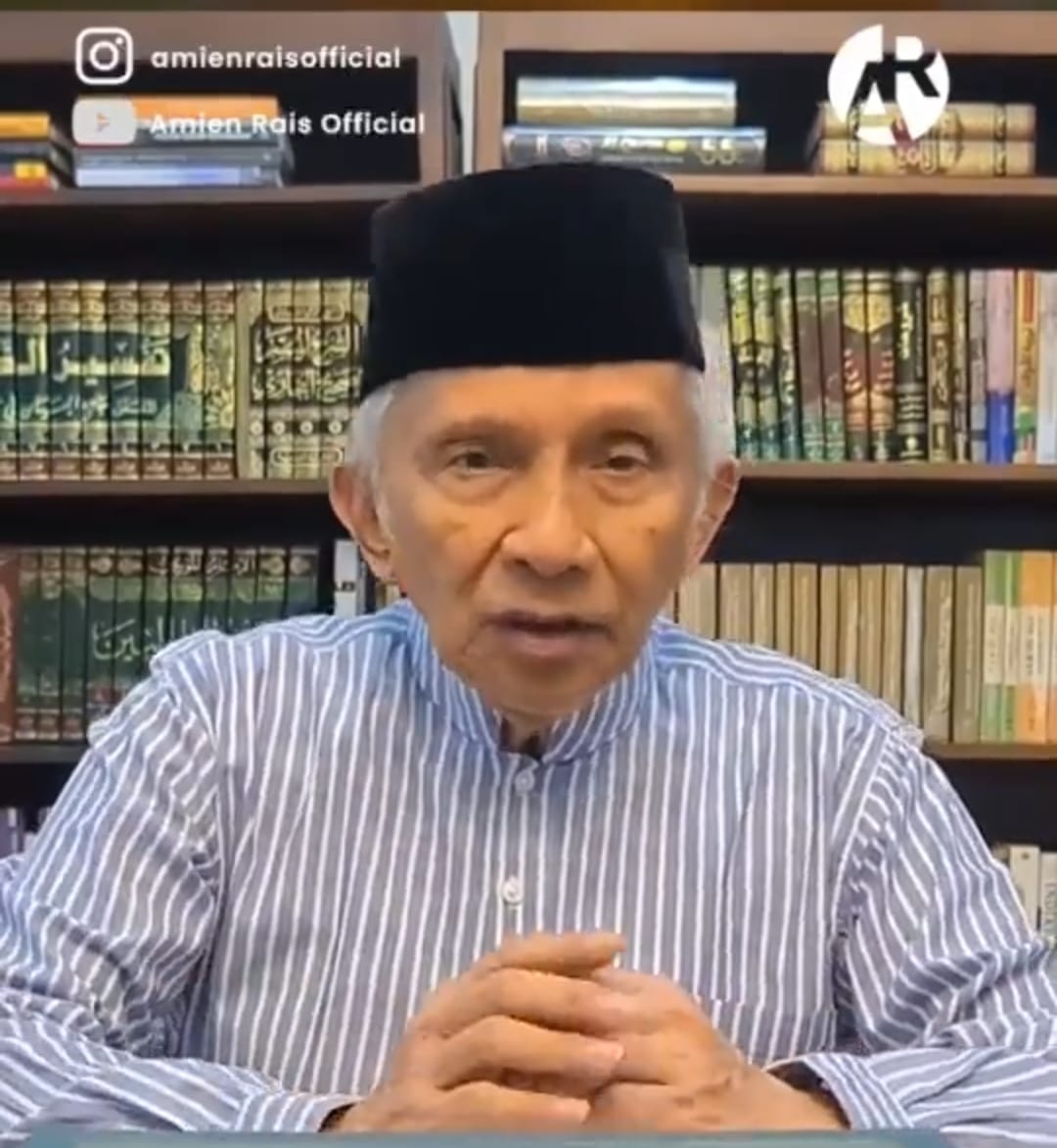 Amien Rais Dorong Surya Paloh Fight Back soal Penetapan Tersangka Jhonny Plate