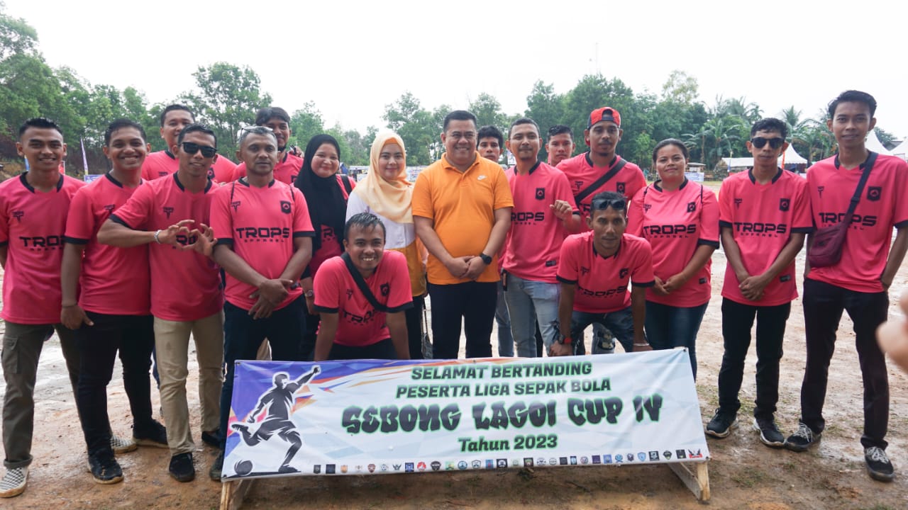 Liga Sepak Bola Sebong Lagoi Cup IV 2023 Resmi Dibuka Sekda Bintan.