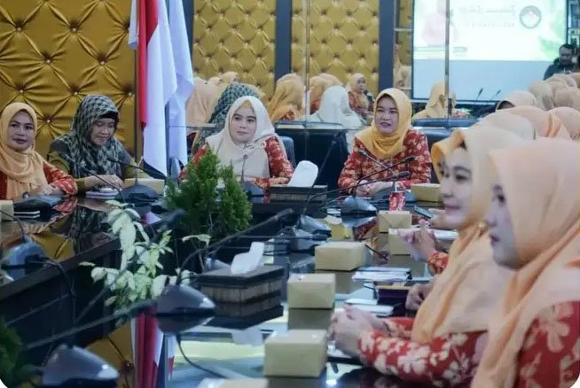 DWP Kabupaten Bintan Sambut Kunjungan DWP Provinsi Kepulauan Riau.