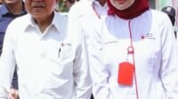 Hafizha Sampaikan Eksistensi PMR dan PMI Bintan di Hadapan Jusuf Kalla.