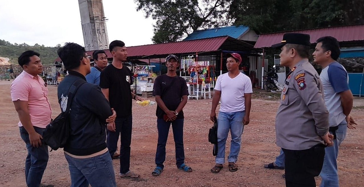 Unit Reskrim Polsek Sagulung Amankan Dua Pelaku Pungli di Jembatan Satu Barelang Batam.