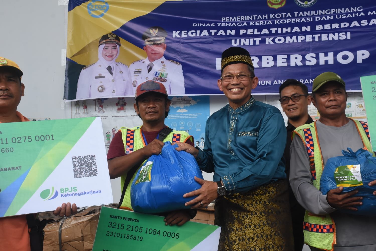 Pemko Tanjungpinang Fasilitasi 196 Juru Parkir Terdapat BPJS TK.