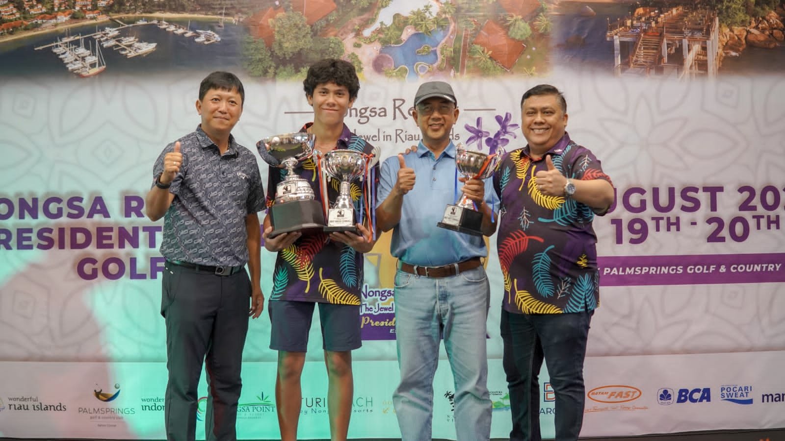 Peserta Mancanegara Puji Even Turnamen Golf yang Digelar Nongsa Resort President's Cup.