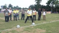 Sekda Bintan Resmi Buka Turnamen Sepakbola Pordesmart Cup IX Desa Malang Rapat.