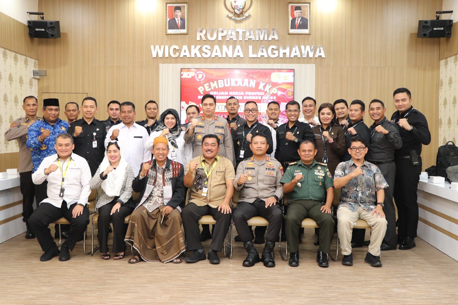 Polresta Tanjungpinang Sambut Kunjungan Kuliah Kerja Profesi Peserta Didik Sespimmen Polri ke 63.
