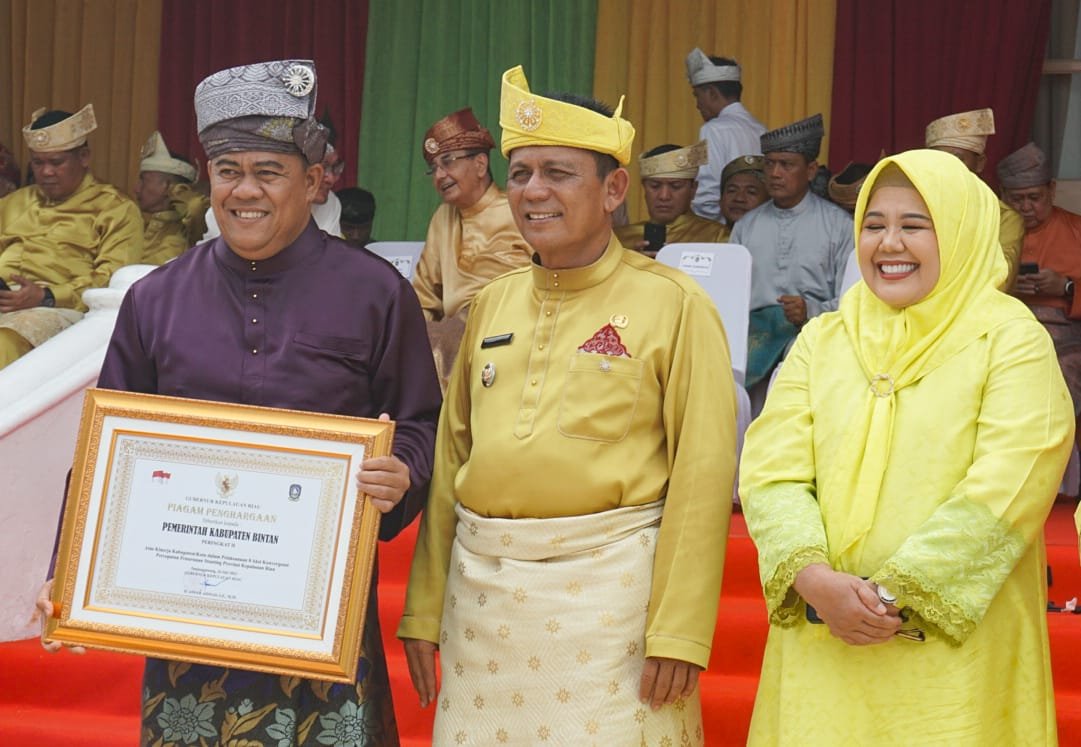 Berhasil Turunkan Stunting, Pemkab Bintan Raih Penghargaan dari Pemprov Kepri.