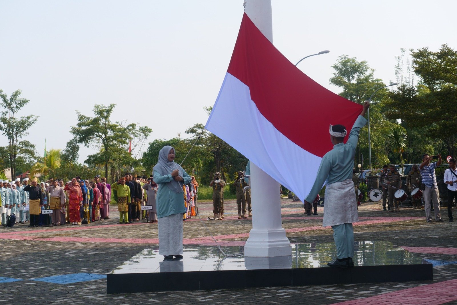 Pemkab Bintan Gelar Upacara Peringatan Hari Jadi Provinsi Kepri ke 21.