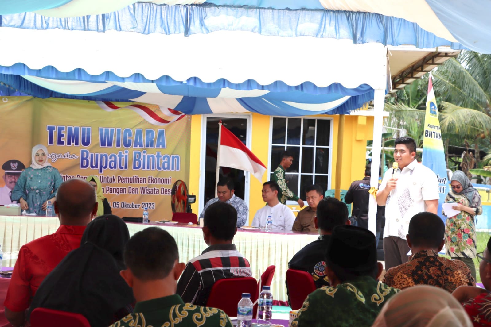 Bupati Bintan Roby Kembali Gelar Temu Wicara Bersama Masyarakat, Kali Ini di Desa Ekang Anculai.