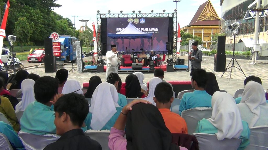 Ratusan Pelajar Antusias Ikuti Workshop yang Digelar Dewan Kesenian Tanjungpinang.