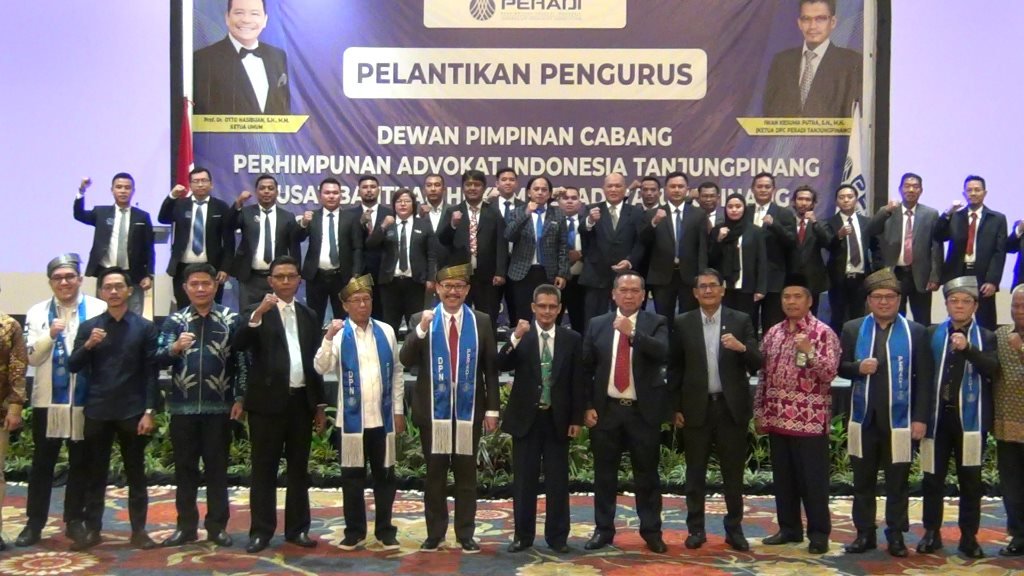 Pengurus DPC Peradi Tanjungpinang Masa Bakti 2023-2028 Resmi Dilantik.