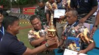 Tim TNI AL Raih Piala Bergilir Lomba Tembak Pistol Pangkoarmada I Cup Dalam Rangka HUT Armada RI.