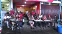 TPC Ganjar Mahfud Gelar Nobar Debat Cawapres di Tanjungpinang.